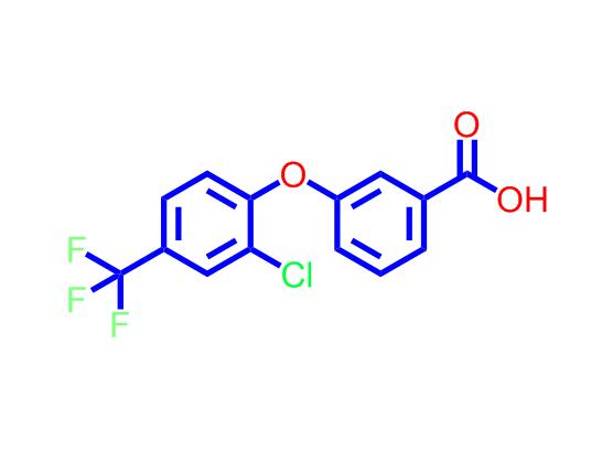 3-[2-氯-4-(三氟甲基)苯氧基]苯甲酸63734-62-3