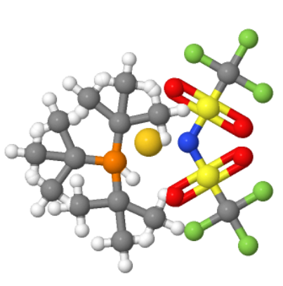 三叔丁基膦[二(三氟甲基磺酰基酰亚胺]金(I)；1121960-93-7