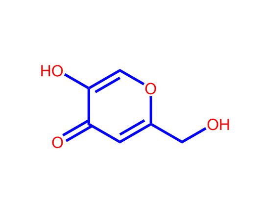 曲酸，5-羟基-2-羟甲基-1，4-吡喃酮501-30-4