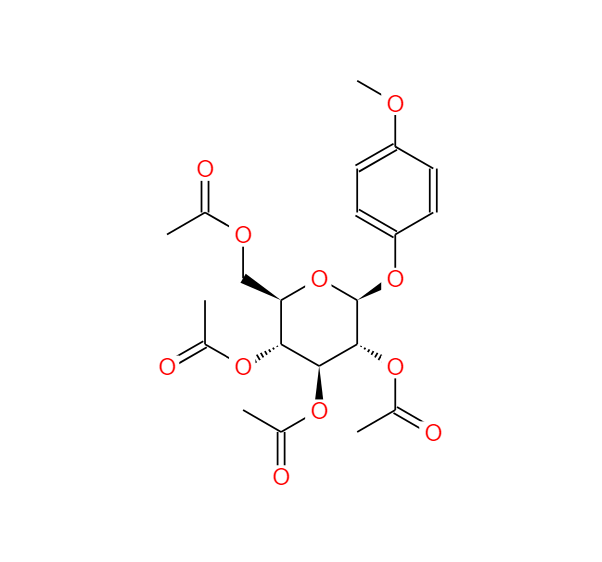 4-甲氧苯基-2,3,4,6-四-O-乙酰基-Β-D-吡喃葡萄糖苷