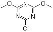 CAS 登录号：3140-73-6, 2-氯-4,6-二甲氧基-1,3,5-三嗪