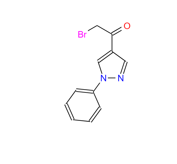 	2-bromo-1-(1-phenyl-1H-pyrazol-4-yl)Ethanone