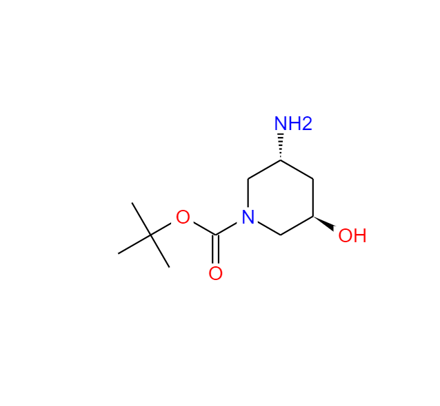 (3R,5R)-3-Amino-5-hydroxy-piperidine-1-carboxylic acid tert-butyl ester