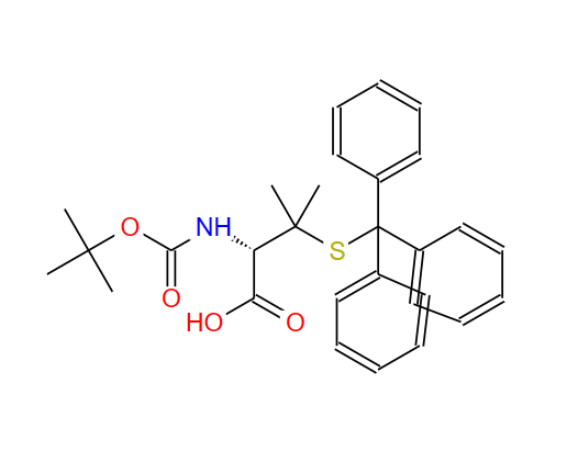 Boc-s-三苯甲基-d-青霉胺