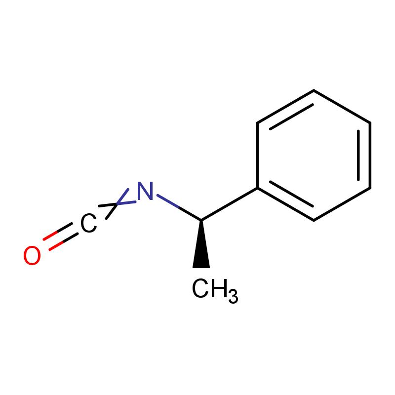 33375-06-3 (R)-(+)-1-苯乙基异氰酸酯 结构式图片