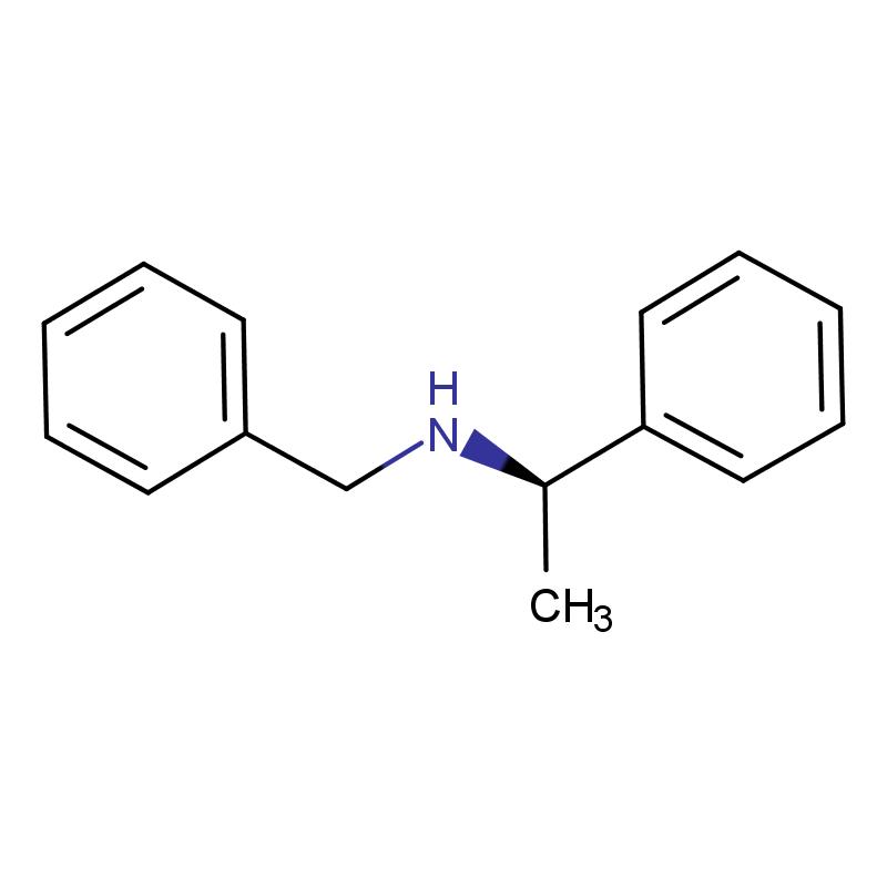 38235-77-7 (R)-(+)-N-苄基-1-苯乙胺 结构式图片