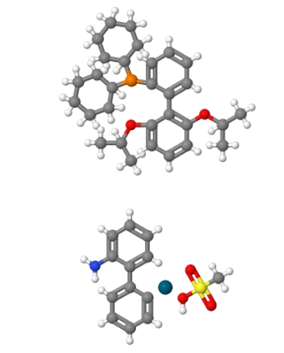 1445085-77-7；甲磺酸(2-二环己基膦基-2',6'-二异丙氧基-1,1'-联苯基)(2-氨基-1,1'-联苯-2-基)钯(II)
