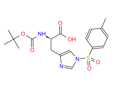 69541-68-0;N-Boc-N'-对甲苯磺酰基-D-组氨酸;Boc-D-His(Tos)