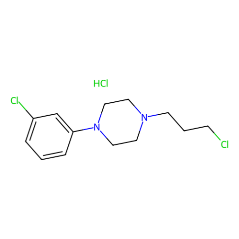 aladdin 阿拉丁 C135953 1-(3-氯苯基)-4-(3-氯丙基)哌嗪盐酸盐 52605-52-4 97%