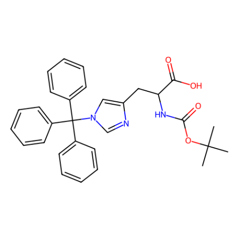 aladdin 阿拉丁 B116701 N-Boc-N'-三苯甲基-L-组氨酸 32926-43-5 98%