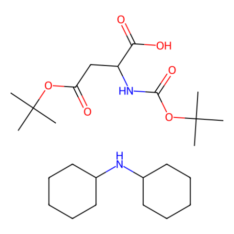 aladdin 阿拉丁 B116682 N-Boc-L-天冬氨酸 4-叔-丁酯 二环己基铵盐 1913-12-8 98%
