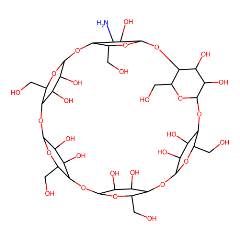 aladdin 阿拉丁 A151545 3A-氨基-3A-脱氧-(2AS,3AS)-α-环糊精水合物 121916-94-7 >90.0%(HPLC)