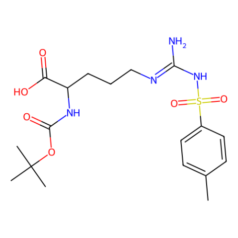 aladdin 阿拉丁 B113239 N-叔丁氧羰基-N'-甲苯磺酰基-L-精氨酸 13836-37-8 98%