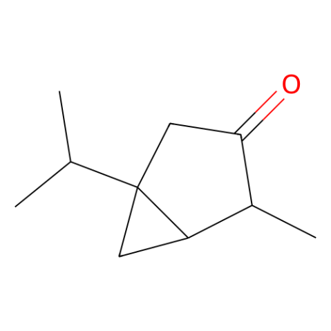 aladdin 阿拉丁 T464215 (-)-α-侧柏酮 546-80-5 ≥96.0%（GC）