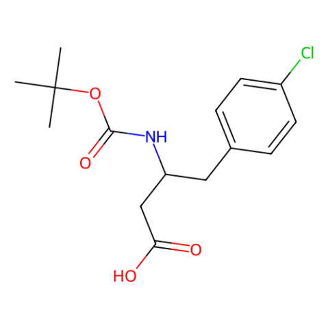 aladdin 阿拉丁 I135416 Boc-(S)-3-氨基-4-(4-氯苯基)丁酸 270596-42-4 ≥98.0%