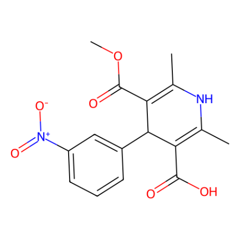 aladdin 阿拉丁 D122341 1,4-二氢-2,6-二甲基-4-(3-硝基苯基)-3,5-吡啶二羧酸单甲酯 74936-72-4 ≥98%