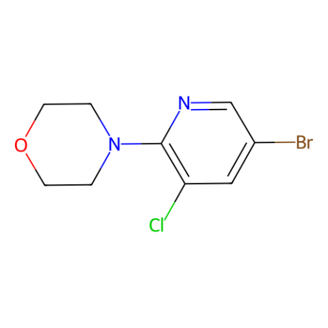 aladdin 阿拉丁 B180047 4-(5-溴-3-氯-2-吡啶基)吗啉 1199773-09-5 98%