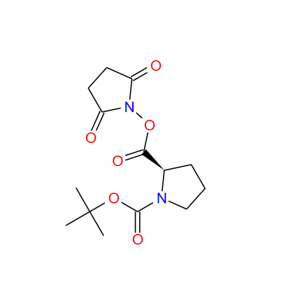102185-34-2；BOC-D-脯氨酸羟基琥珀酰亚胺硬脂酸酯；BOC-D-PRO-OSU