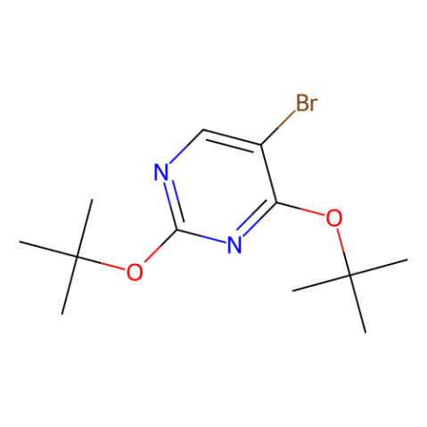 aladdin 阿拉丁 B488964 5-溴-2,4-二-(叔丁氧基)嘧啶 19752-61-5 98%