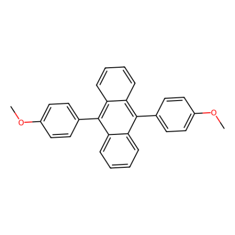 aladdin 阿拉丁 B152535 9,10-双(4-甲氧基苯基)蒽 24672-76-2 ≥98%(HPLC)