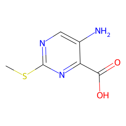 aladdin 阿拉丁 A178673 5-氨基-2-(甲硫基)嘧啶-4-羧酸 100130-05-0 97%