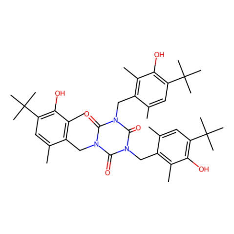aladdin 阿拉丁 T162545 异氰脲酸三(4-叔丁基-3-羟基-2,6-二甲苯基)酯 40601-76-1 >98.0%(HPLC)(N)