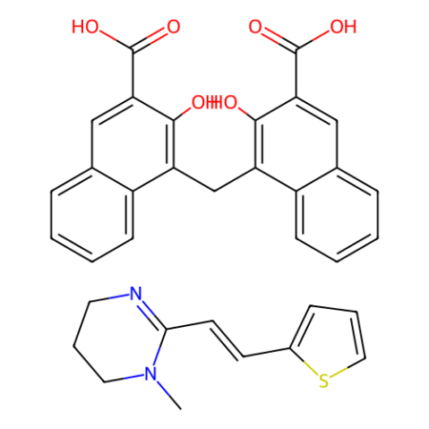 aladdin 阿拉丁 P124781 双羟萘酸噻嘧啶 22204-24-6 97%