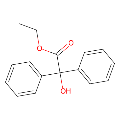 aladdin 阿拉丁 E156560 1,1-二苯基-1-羟基乙酸乙酯 52182-15-7 97%