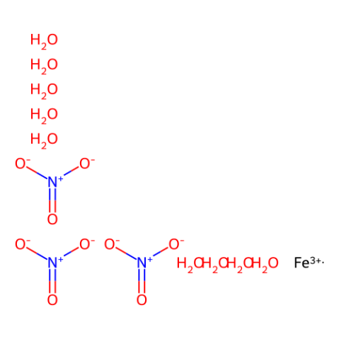 aladdin 阿拉丁 F100211 硝酸铁(III) 九水合物 7782-61-8 99.99% metals basis