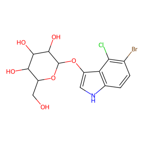 aladdin 阿拉丁 X274331 5-溴-4-氯-3-吲哚基-β-D-吡喃半乳糖苷 7240-90-6 超纯级