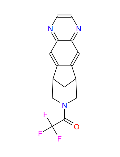 230615-70-0；7,8,9,10-四氢-8-(三氟乙酰基)-6,10-甲桥-6H-吡嗪并[2,3-h][3]苯并氮杂卓