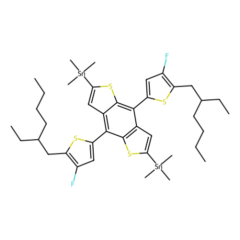 aladdin 阿拉丁 B587364 (4,8-双(5-(2-乙基己基)-4-氟噻吩-2-基)苯并[1,2-b:4,5-b']二噻吩-2,6-二基)双(三甲基锡烷) 1514905-25-9 97%