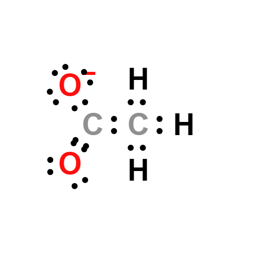 acetate lewis structure