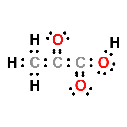 c3h4o3 lewis structure