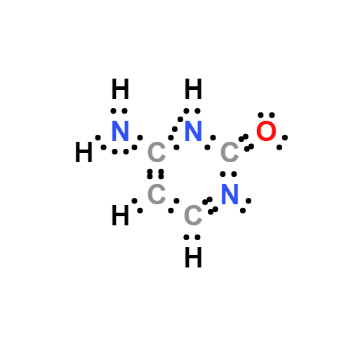 c4h5n3o lewis structure
