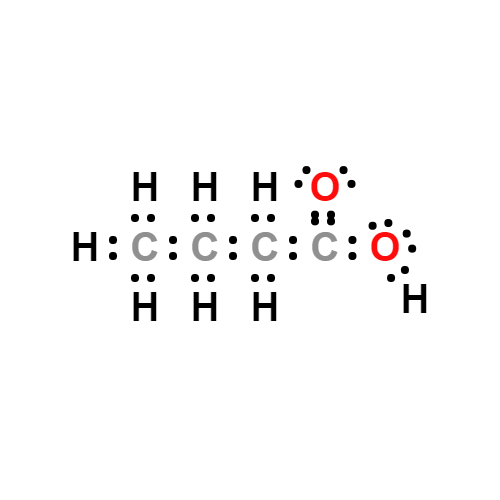 c4h8o2 lewis structure