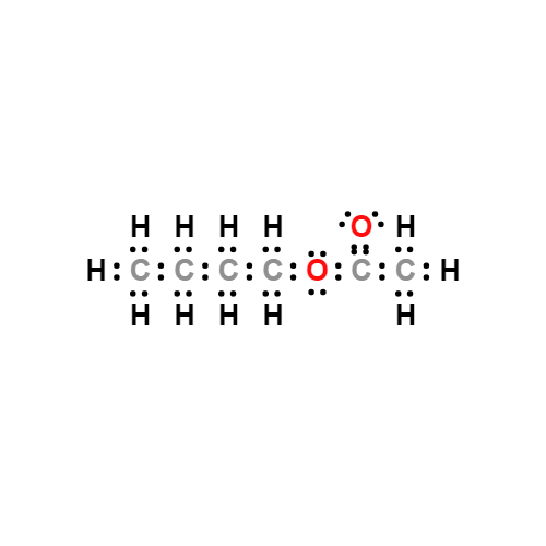 c6h12o2 lewis structure