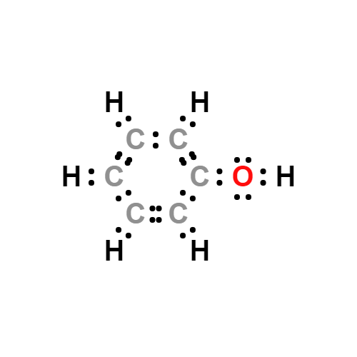 c6h6o lewis structure