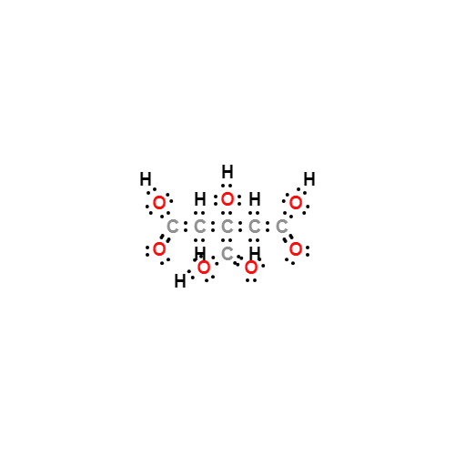 c6h8o7 lewis structure