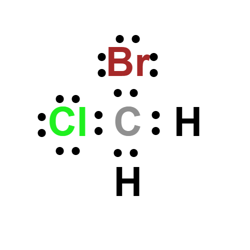 ch2clbr lewis structure
