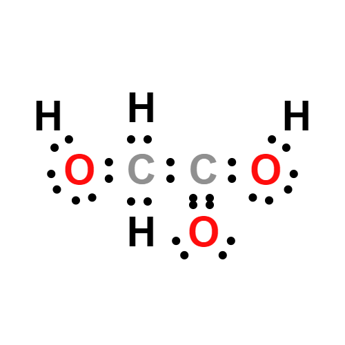 hoch2cooh lewis structure